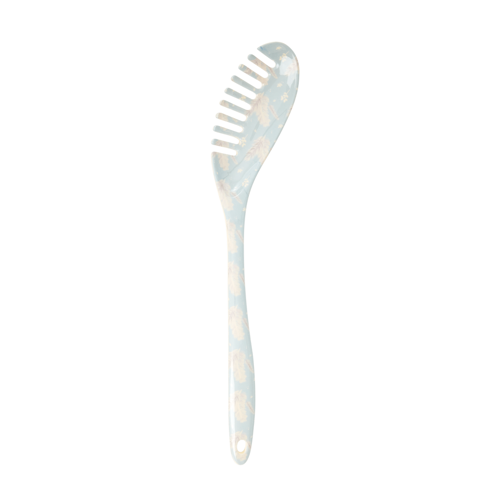Rice Melamine Pasta Spoon - Feather