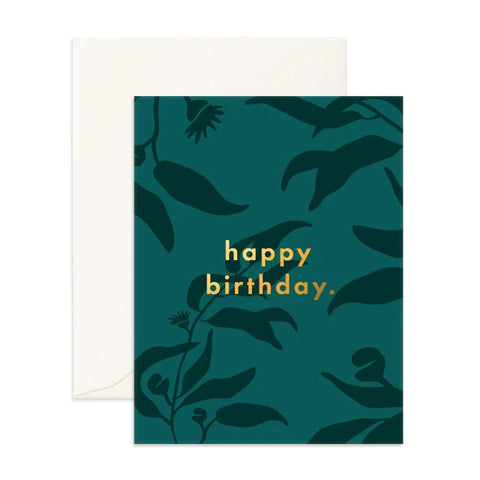 Fox & Fallow Happy Birthday Eucalypt Card