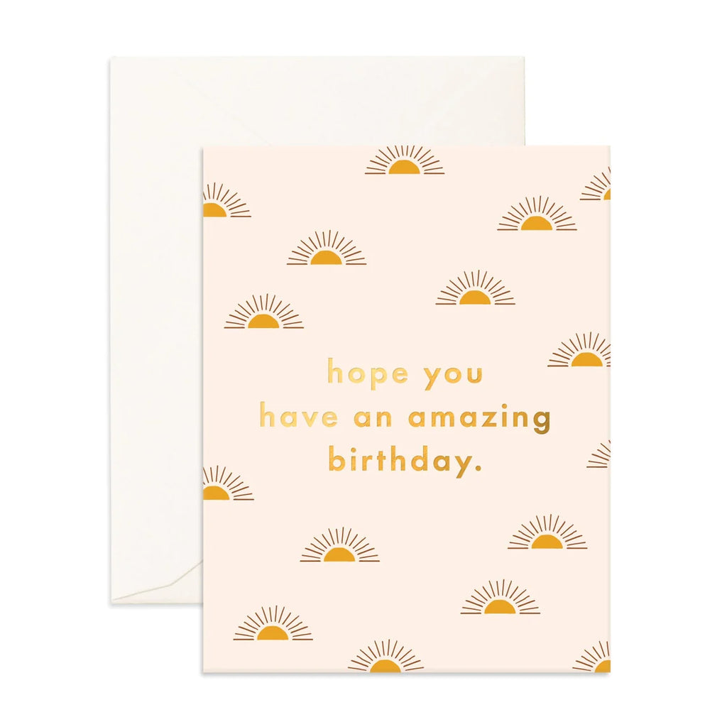 Fox & Fallow Amazing Birthday Suns Card