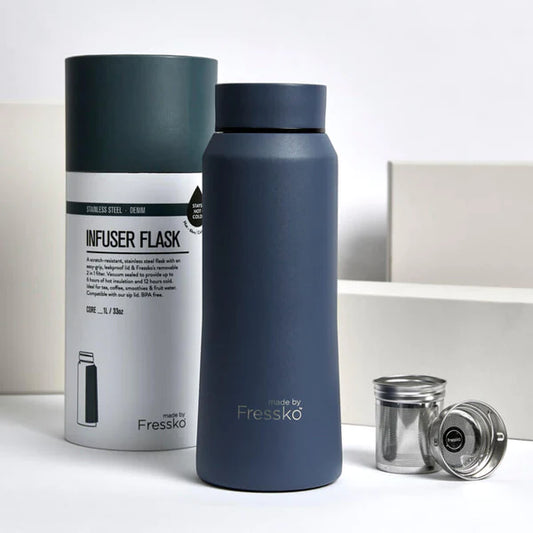 IMPERFECT: Fressko CORE Infuser Flask - 1L in Denim