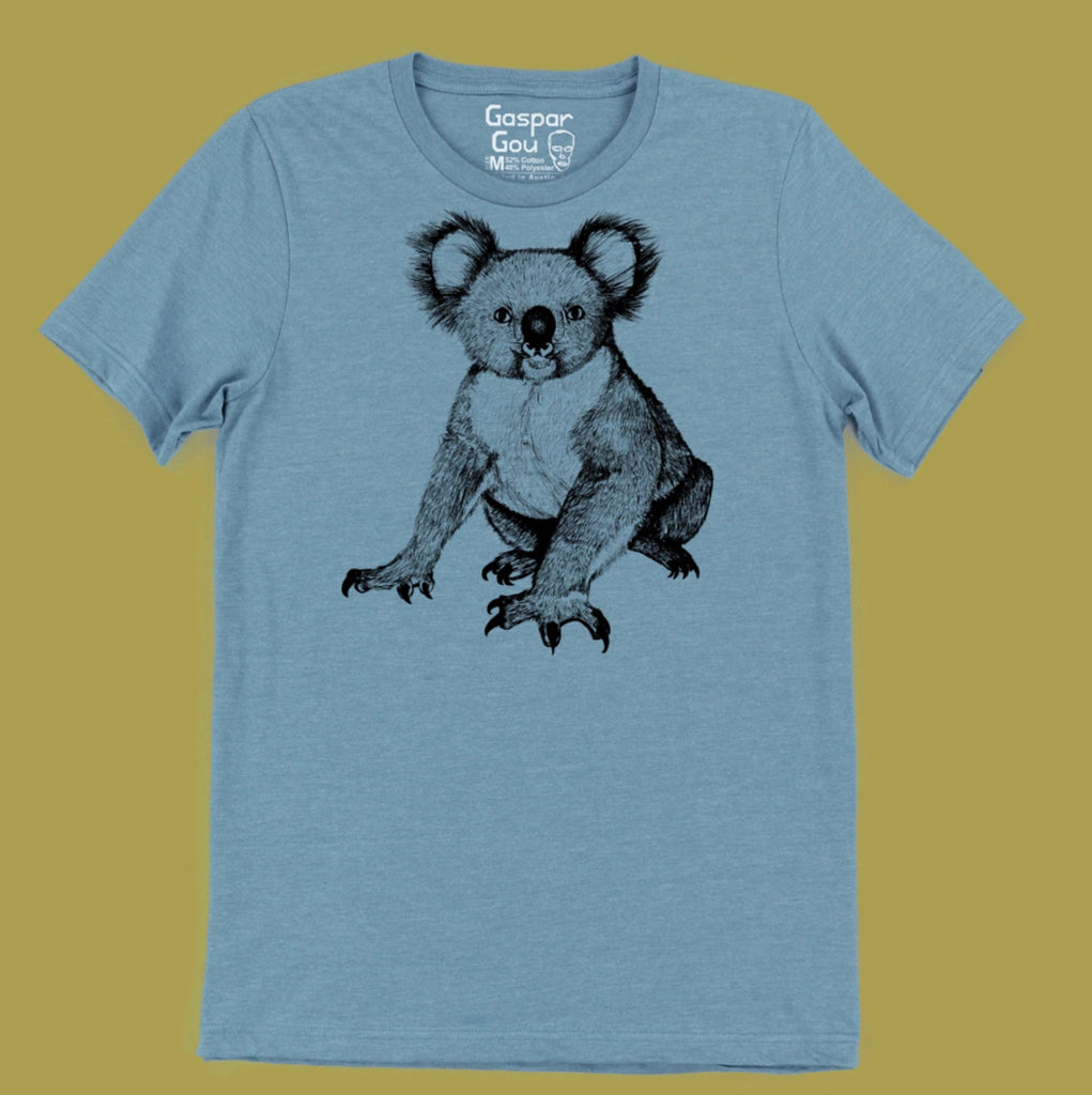 Gaspar Gou Koala Tee - Blue