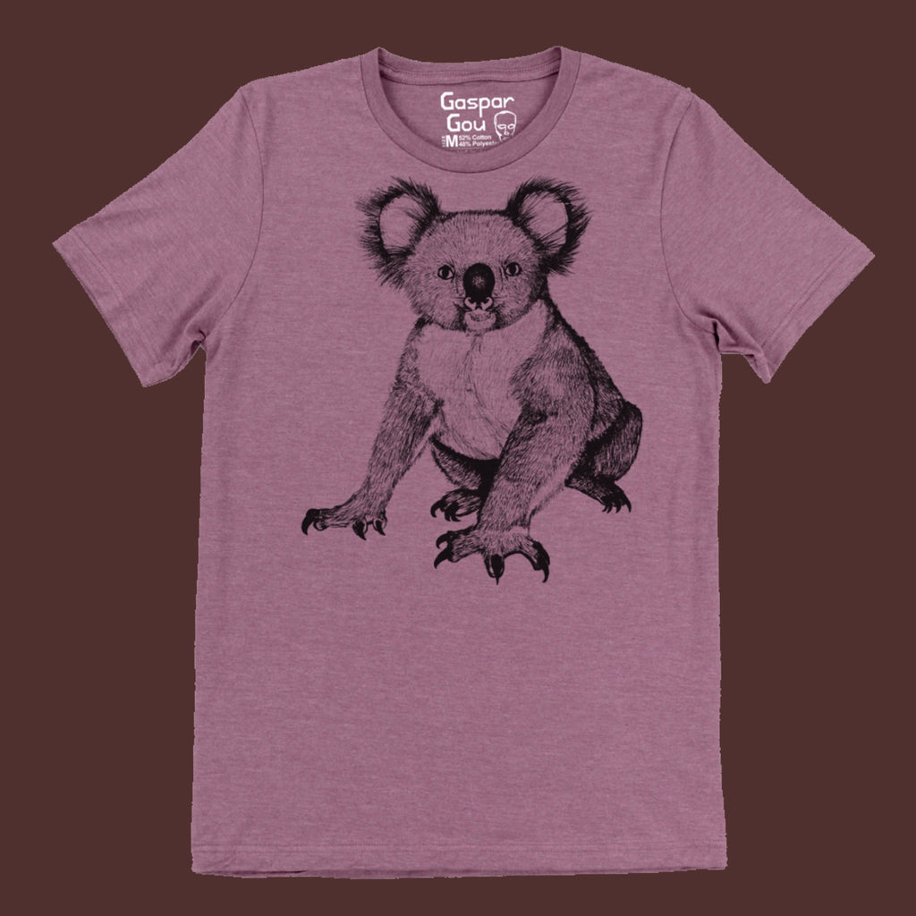 Gaspar Gou Koala Tee - Plum