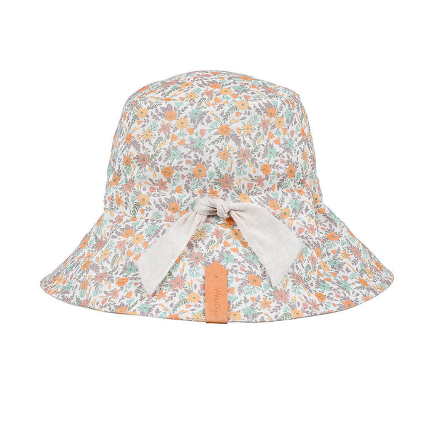 Bedhead Vacationer Reversible Adult Sun Hat - Faith / Flax