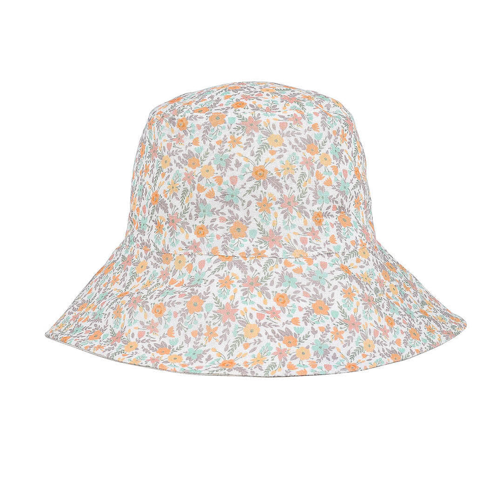 Bedhead Vacationer Reversible Adult Sun Hat - Faith / Flax