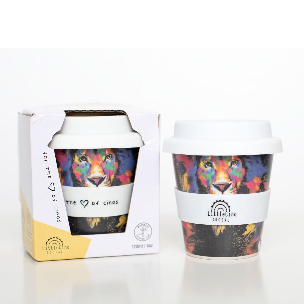Little Cino Social Lion Babycino Cup
