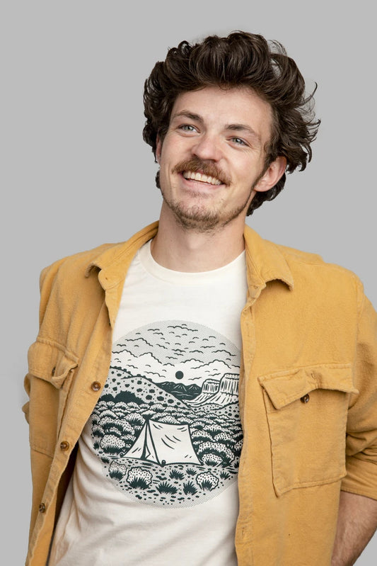 Moore Collection Desert Camper Natural Tee