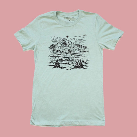 Moore Collection Alpine Dusty Blue Tee