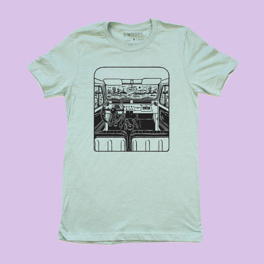 Moore Collection Desert View Dusty Blue Tee