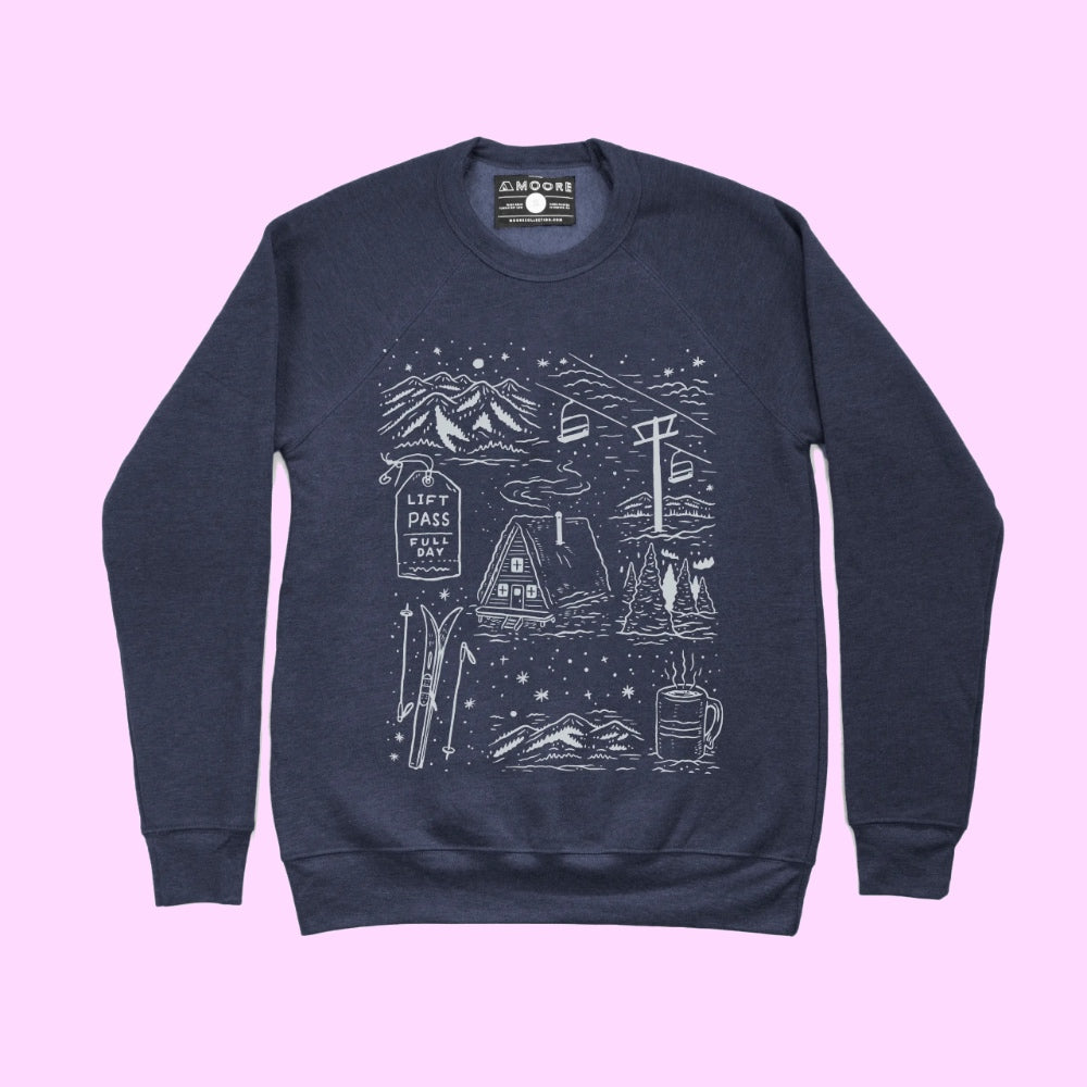 Moore Collection Ski Days Sweatshirt