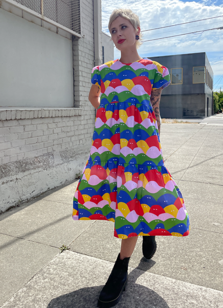 Nooworks Rainbow Lumps Frida Dress