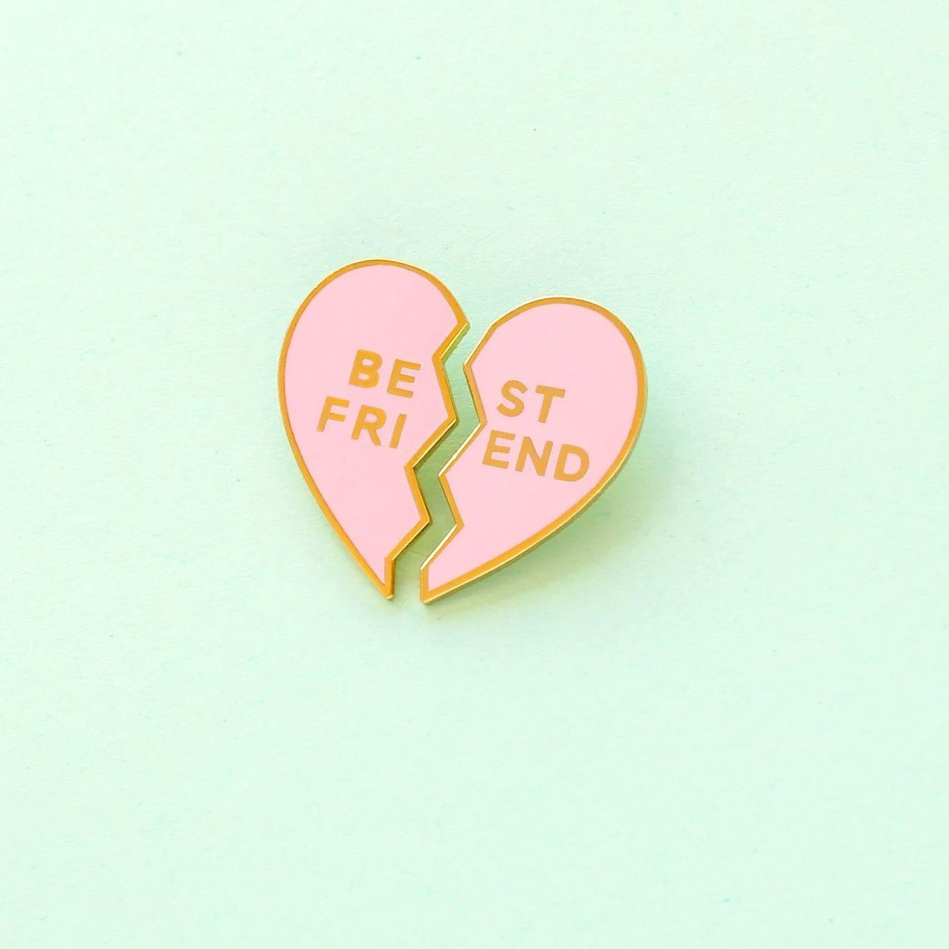 Old English Company Best Friend Pin Set - Pink