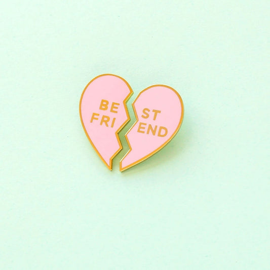 Old English Company Best Friend Pin Set - Pink