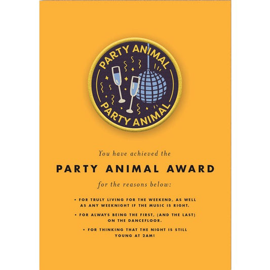 Ohh Deer Party Animals Patch Card
