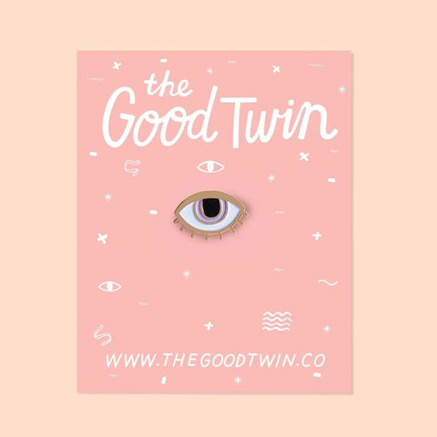 The Good Twin Eyeball Pin