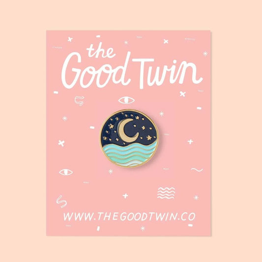The Good Twin Nightscape Pin