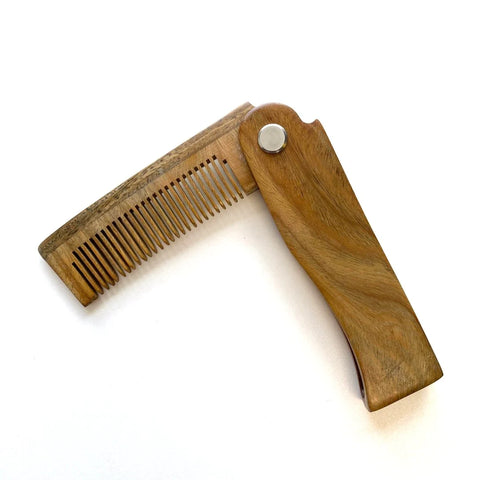 Valor Organics Folding Wooden Beard Comb